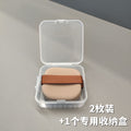 Little girl chocolate biscuit powder puff super soft and compliant wet and dry dual use air cushion powder puff liquid foundation sponge makeup powder puff