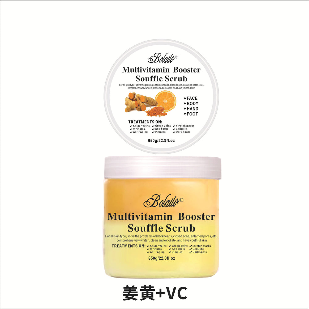 two-color flower fruit tea ice cream scrub sea salt scrub body scrub salt bath salt wet salt 650g wholesale