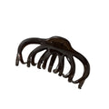 New pumpkin translucent round clip large hair volume hair clip casualeasiest for match clip hair shark clip