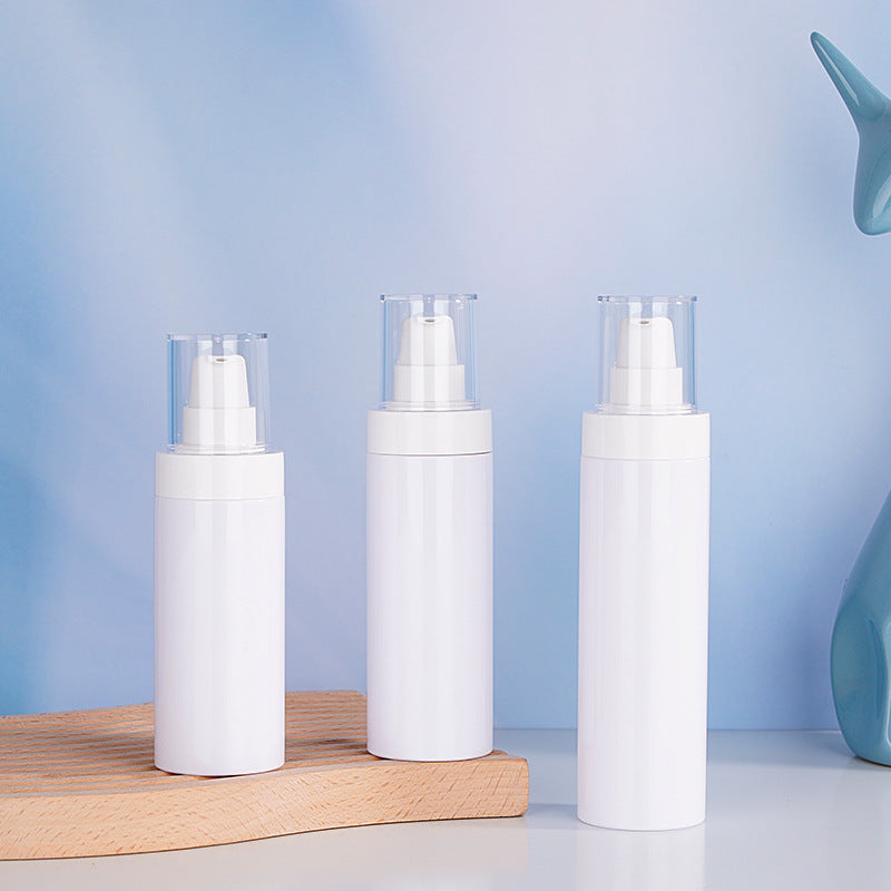 100-120-150ml white push-type lotion bottle liquid lotion plastic essence dispensing bottle spot batch