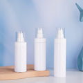 100-120-150ml white push-type lotion bottle liquid lotion plastic essence dispensing bottle spot batch