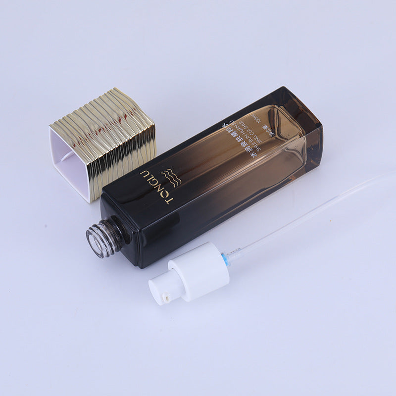 New cosmetic glass suit packaging material 120ml lotion essential oil refill bottle refill spray bottle 50g cream bottle