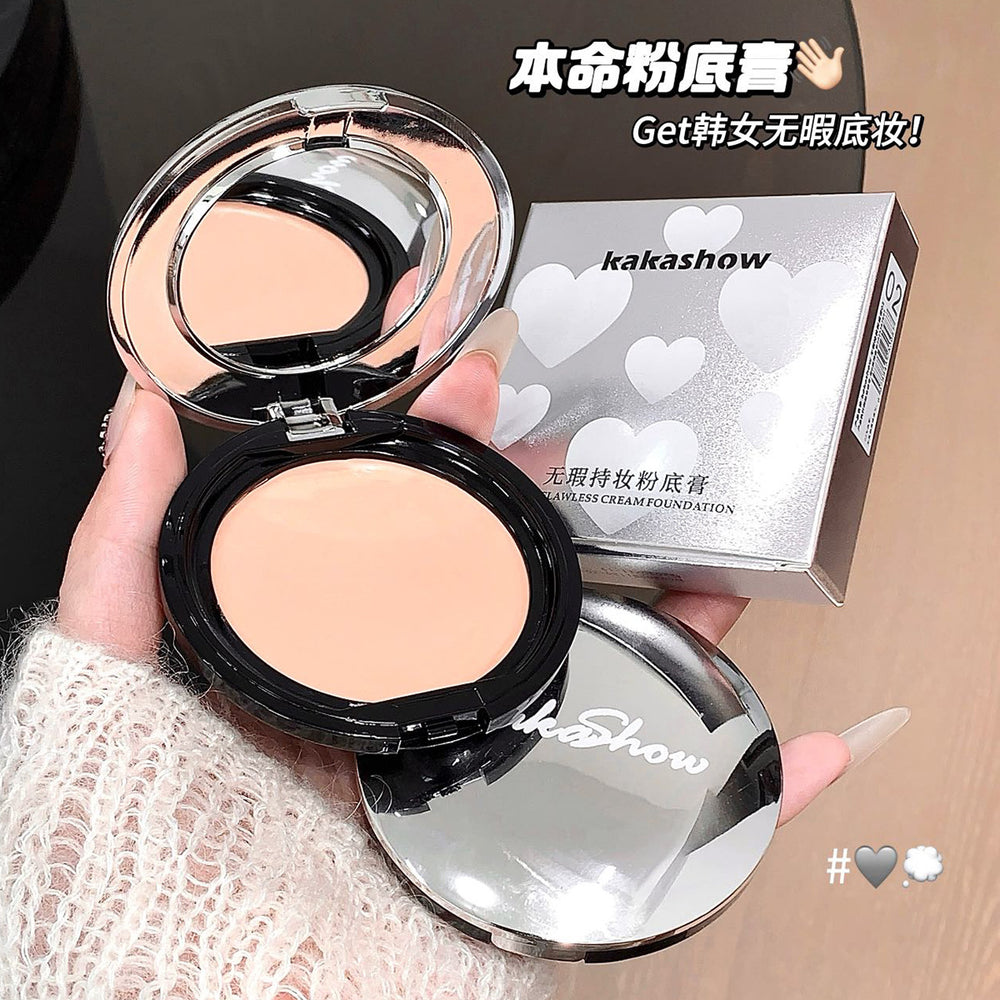 Kakashow flawless long-wear foundation stick - concealer, waterproof, smudge-proof, covers blemishes, dark circles, and spots