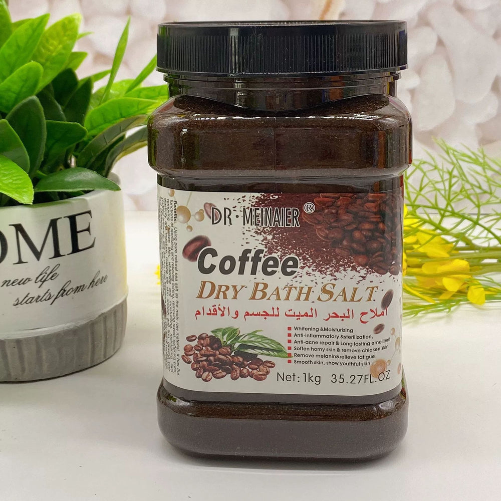 1kg coffee scrub bath salt scrub fragrance body bubble sea salt cleansing cuticle wet salt coffee