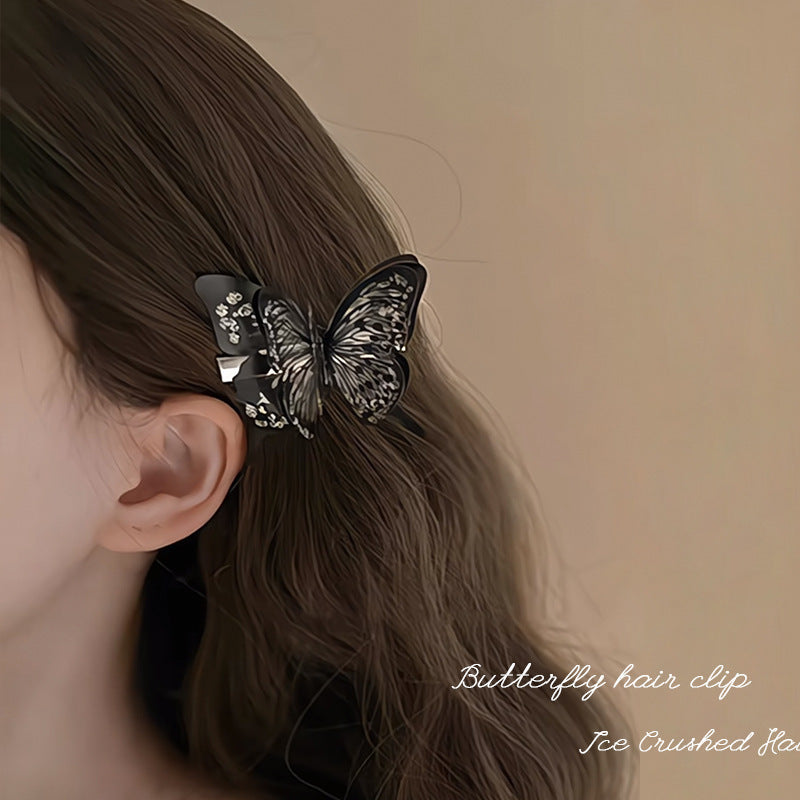 Forest style super fairy stereo butterfly hair clip for women new arrivalclassy side clip side duckbill clip girl elegant hairpin hair accessories