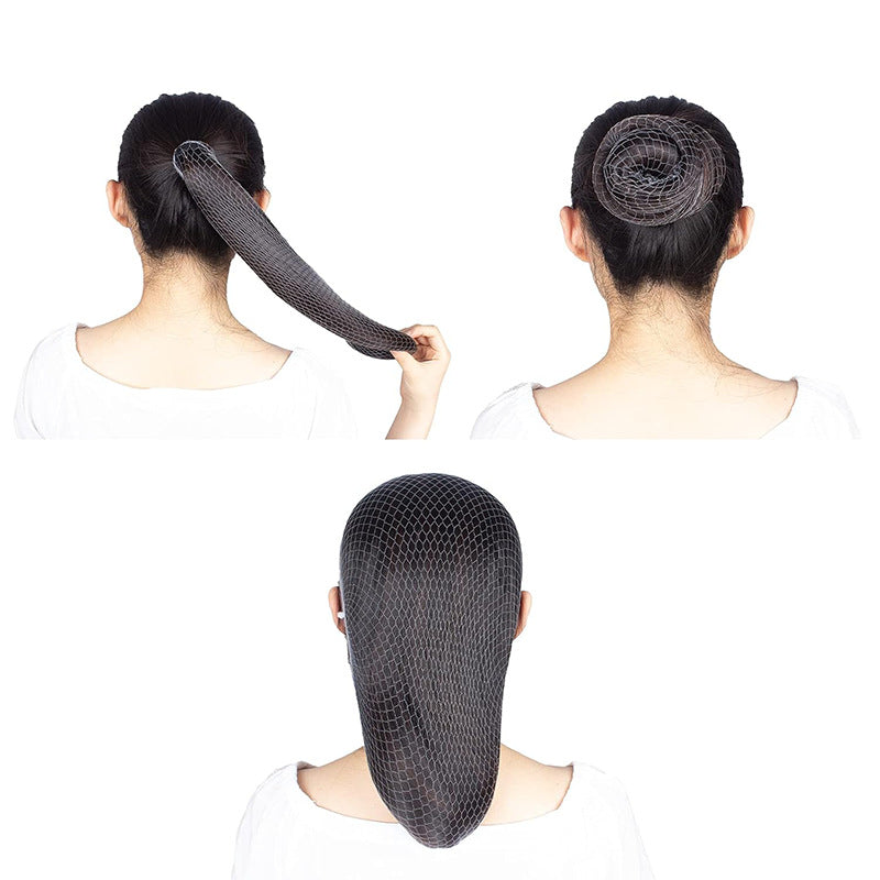 Ultra-fine invisible hair amazon cross-border hot-selling professional net bag stewardess dance stewardess hair net