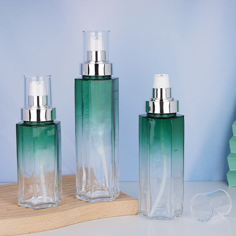 High-end vacuum dispensing bottle push-type hand cream body lotion facial cleanser cosmetics customized empty bottle