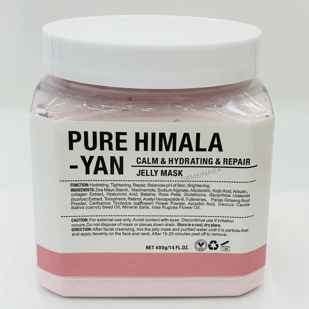rose quartz jelly mask powder - age-defying, hydrating, brightening, collagen-boosting, gold quartz soft mask powder 400g