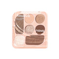 Novo indulge in fantasy seven-color eyeshadow palette - matte, shimmer, fine glitter, highlighter, contour, blush, all-in-one eyeshadow palette