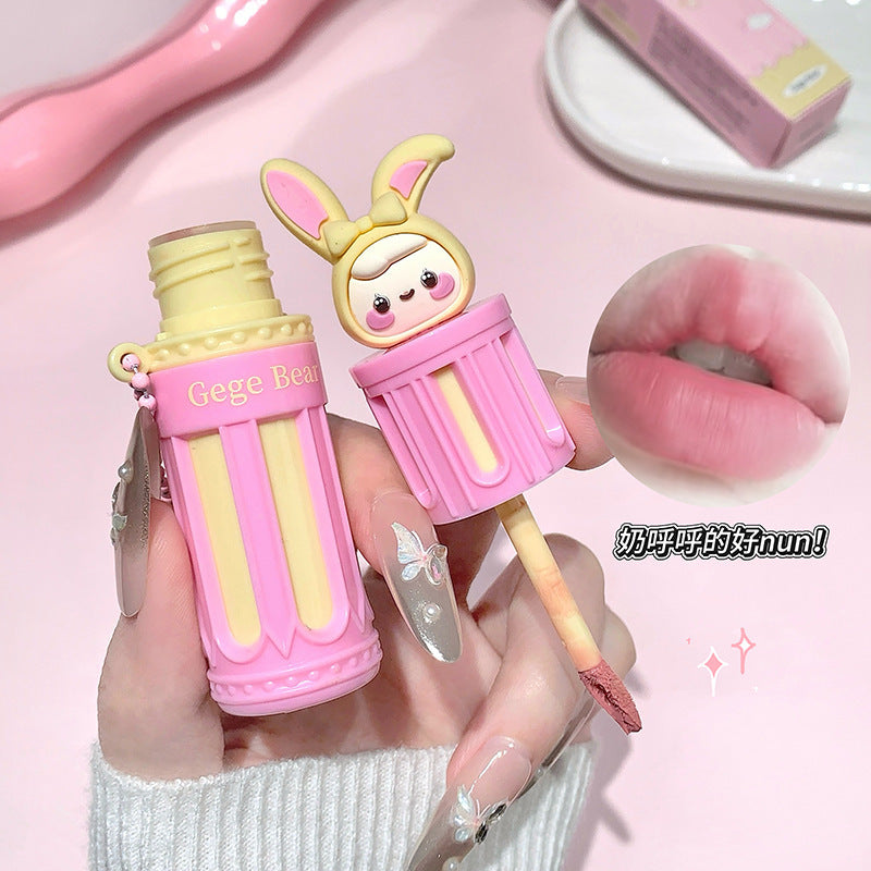 Gege bear velvet matte lip clay - long-lasting, transfer-proof, and flattering for all skin tones
