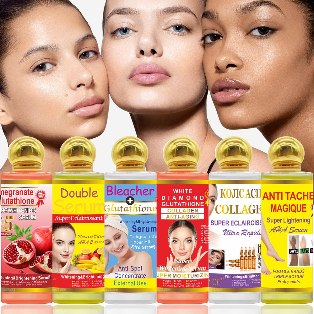 glutathione serum - melanin & kojic acid brightening, collagen repair essence, 120ml