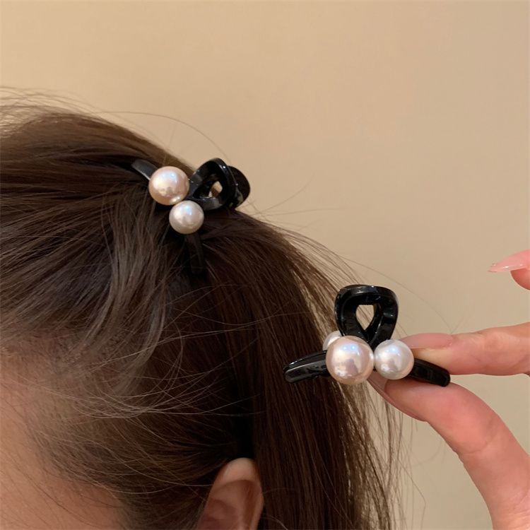 Casual pearl princess head clip small bangs clip broken hair clip hair accessories small clip back head hair clip hair clip for women
