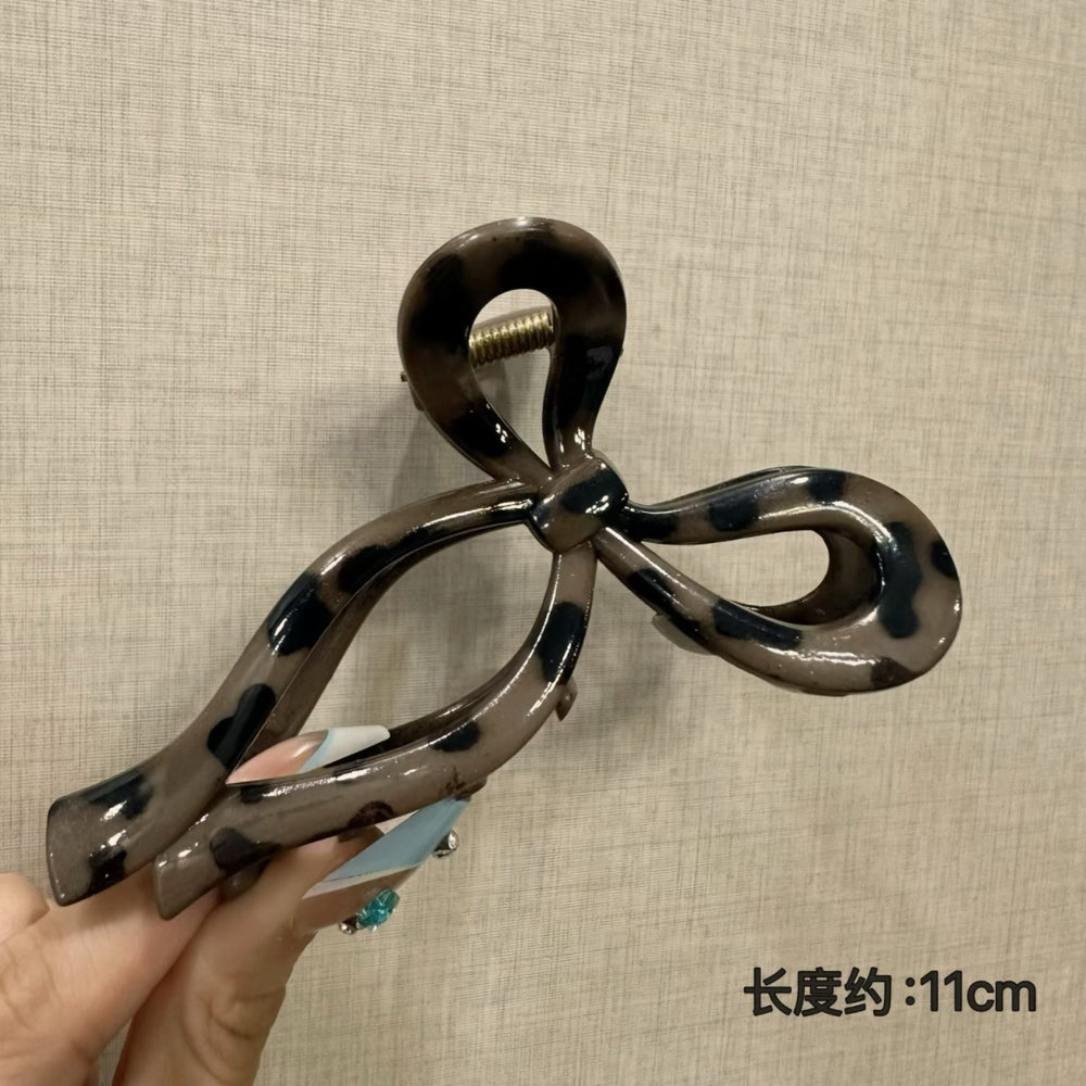 K-style sweet and cool polka dot easiest for match black gripper new arrivalelegant geometric hair clip casual hair shark clip hair gripper