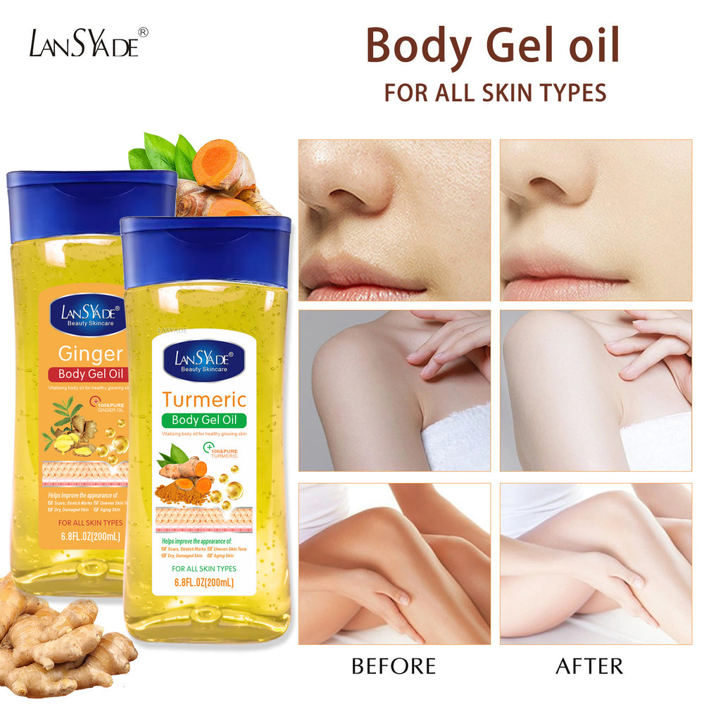 carrot organic gel oil argan oil body gel moisturizing and brightening vitamin c massage oil 200ml