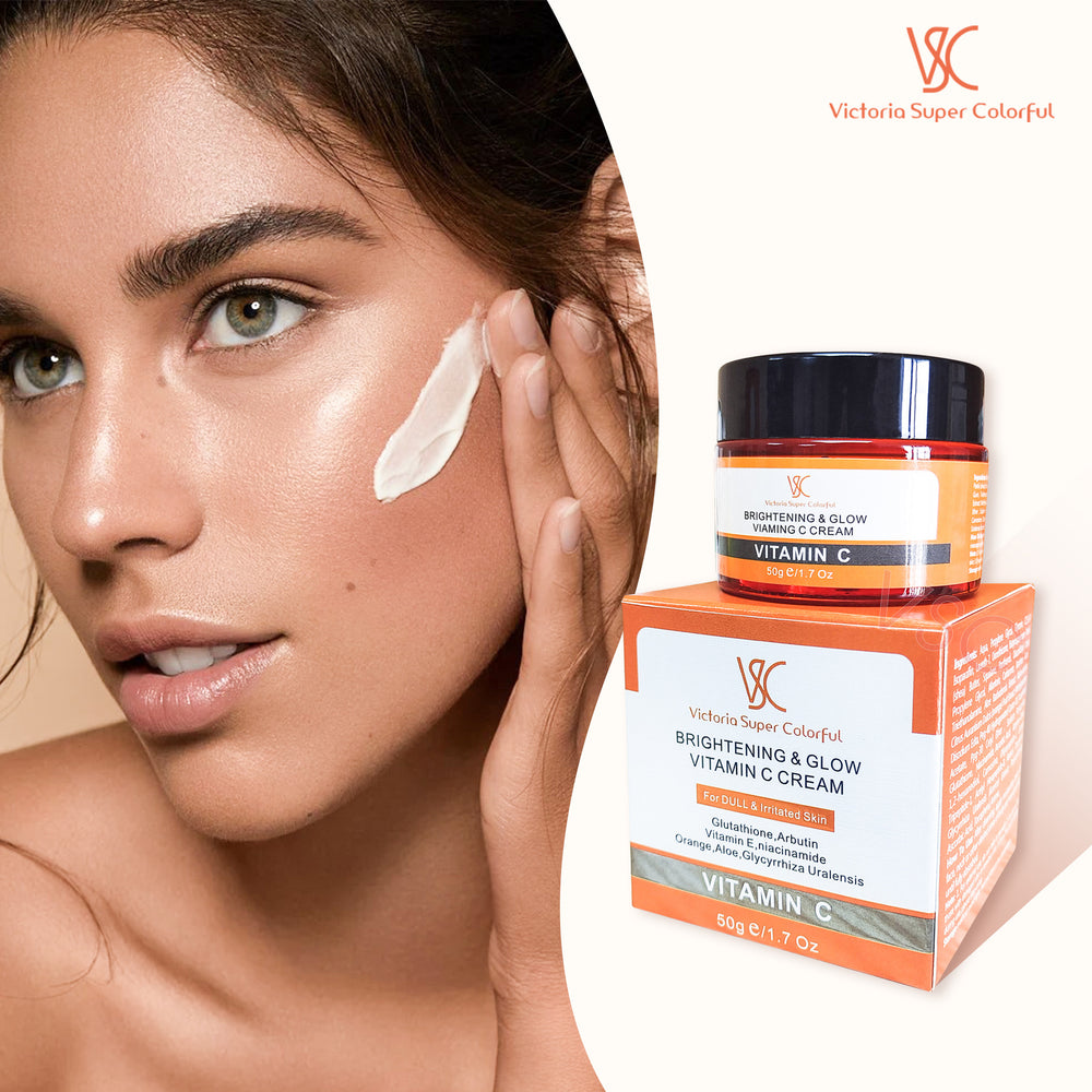 vc cream brightening skin tone moisturizing vitamin c cream vitamin vc cream export factory wholesale 50g