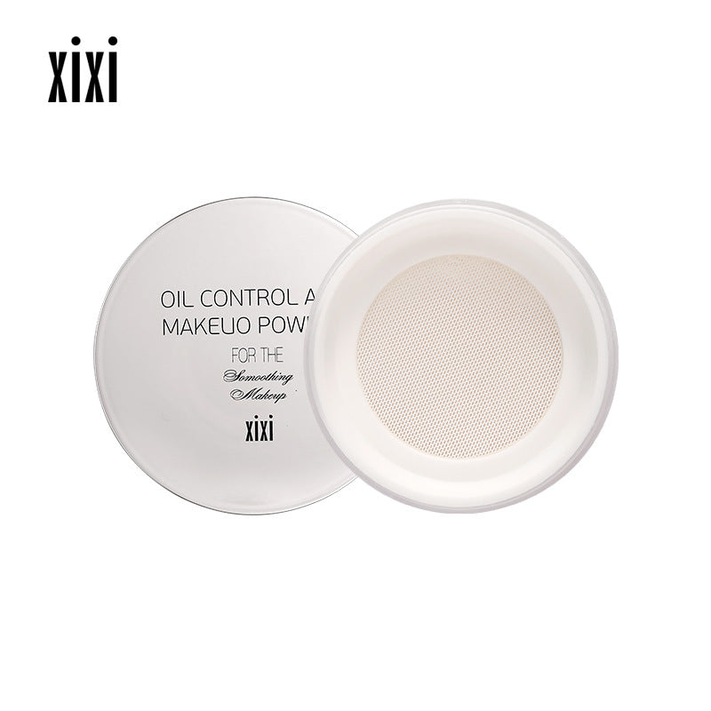 Makeup xixi delicate and clear oil control powder loose powder matte matte waterproof anti-sweat long-lasting non-removing makeup setting powder
