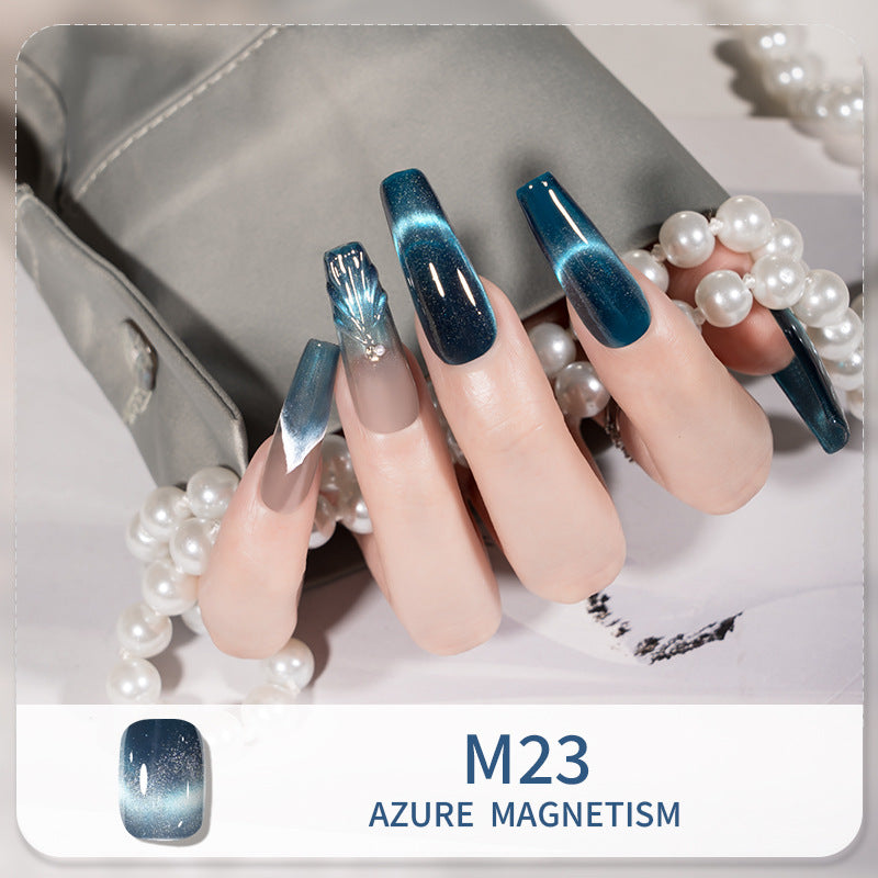 English style kudan/kudan cat eye manicure nail polish crystal cat eye 12ml cross-border english style foreign trade export