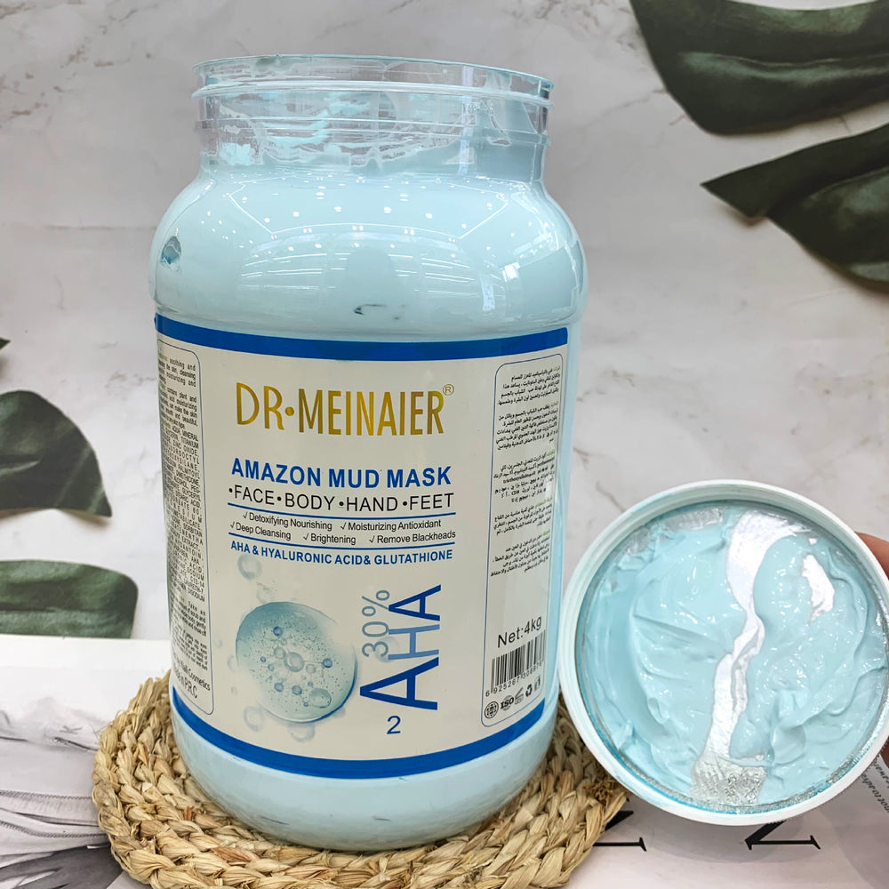 aha mask cream 4kg - deep cleansing & pore minimizing clay mask - wholesale for export