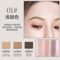 Novo monmon velvet mist three-color eyebrow powder waterproof sweat-proof long-lasting smudge-proof eyeliner & under-eye brightener 3-in-1 - beginner friendly
