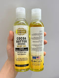 cocoa butter 200ml natural moisturizing botanical oil argan oil for face, body, hair, and massage - wholesale