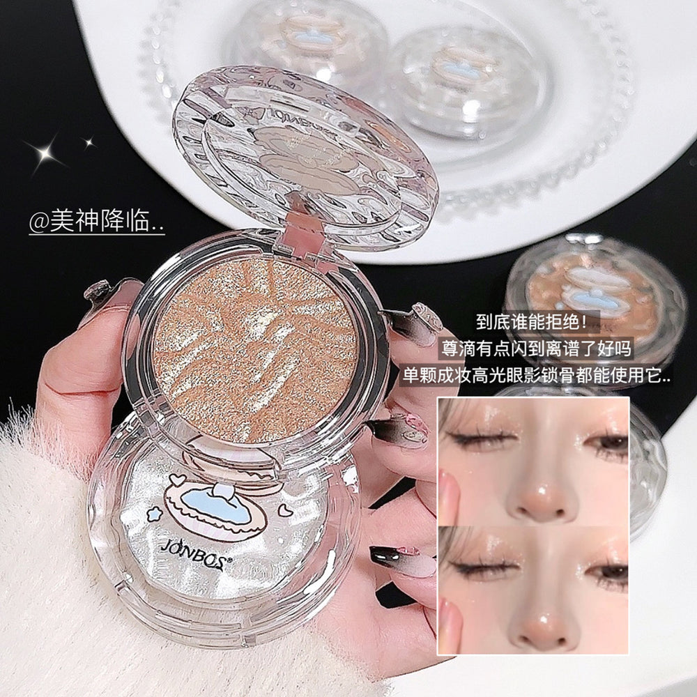 Jonbos light stereo highlight powder face brightening pearlescent fine shimmer chameleon mochi mashed potato highlight cream