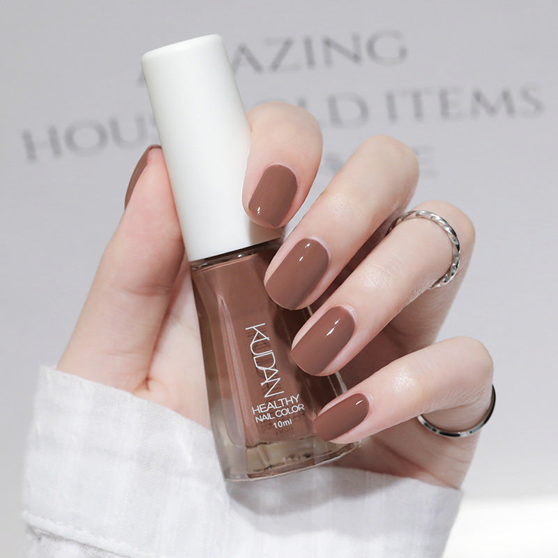 Kudan pure english cross-border special water-based nail polish no baking long-lasting quick-drying peelable 10ml polish