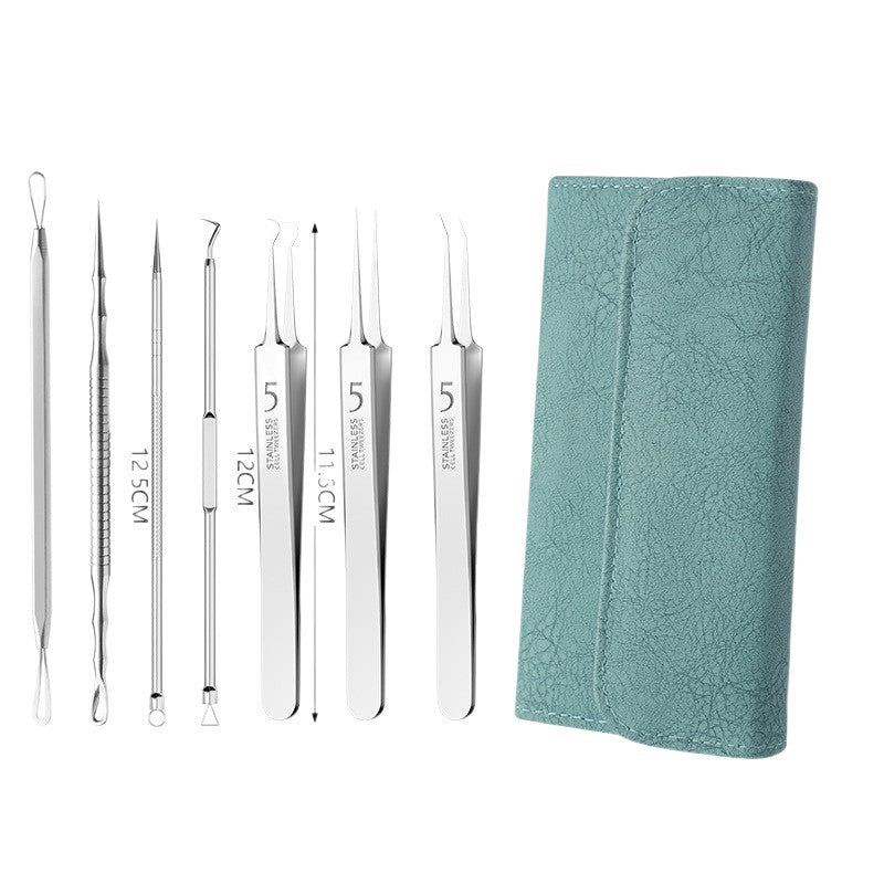 New hot-selling stainless steel acne needle acne clip suit cell clip acne needle suit beauty tool wholesale
