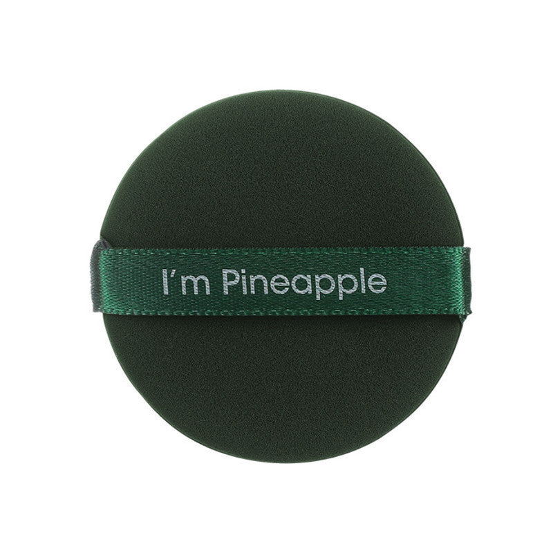 Best selling egg yolk pie powder puff air cushion no powder makeup powder bottom liquid sponge powder puff dry and wet dual use pineapple pie powder puff