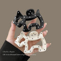 New casual hair clip elegant gripper extra large hair volume shark clip cartoon puppy biscuit headgear