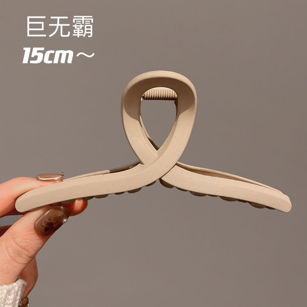 15cm extra large frosted claw clip - summer hair claw, high-end elegant minimalist hair styling clip
