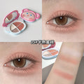 Gege bear cute fantasy eyeshadow palette - four colors: shimmer, matte, soft & sultry, milk tea, and earth tones