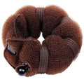 hot-selling k-style headwear caterpillar hair styling tool donut flower bud hair braiding artifact ball head set