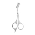 Eyebrow shaping scissors with comb - safe eyebrow trimmer kit for women and men