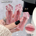 Gege bear velvet mist cream lip clay - matte, non-drying, everyday nude look, brightening lip glaze