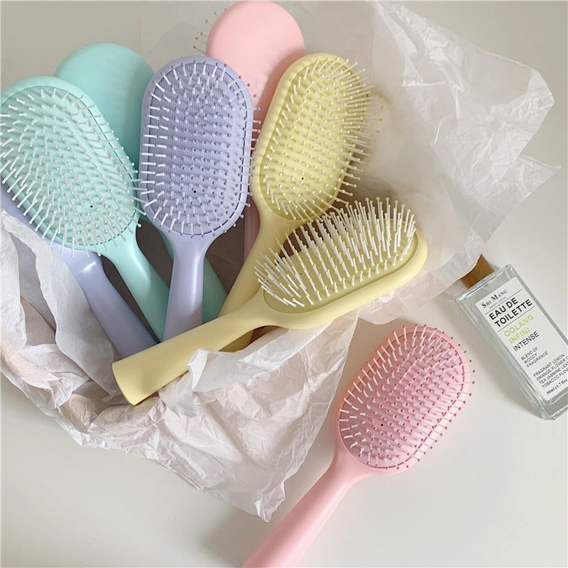 Girls air bag massage comb meridian comb cute portable air cushion comb anti-static for home dry and wet dual-use large board comb