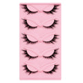 Pingdu fox series eyelashes half pair of eyelashes thick and curled cross european and american false eyelashes factory wholesale cross thick
