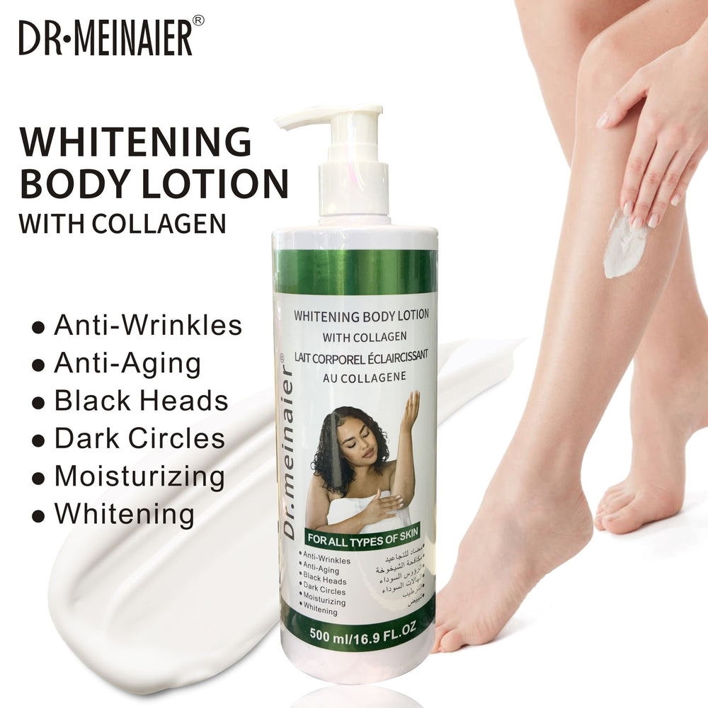 collagen body lotion 500ml - all english anti-wrinkle, hydrating, and moisturizing skin care cream - wholesale