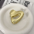 Cold style silver small gripper hair volume small shark clip metal niche style design clip hair clip female high-end
