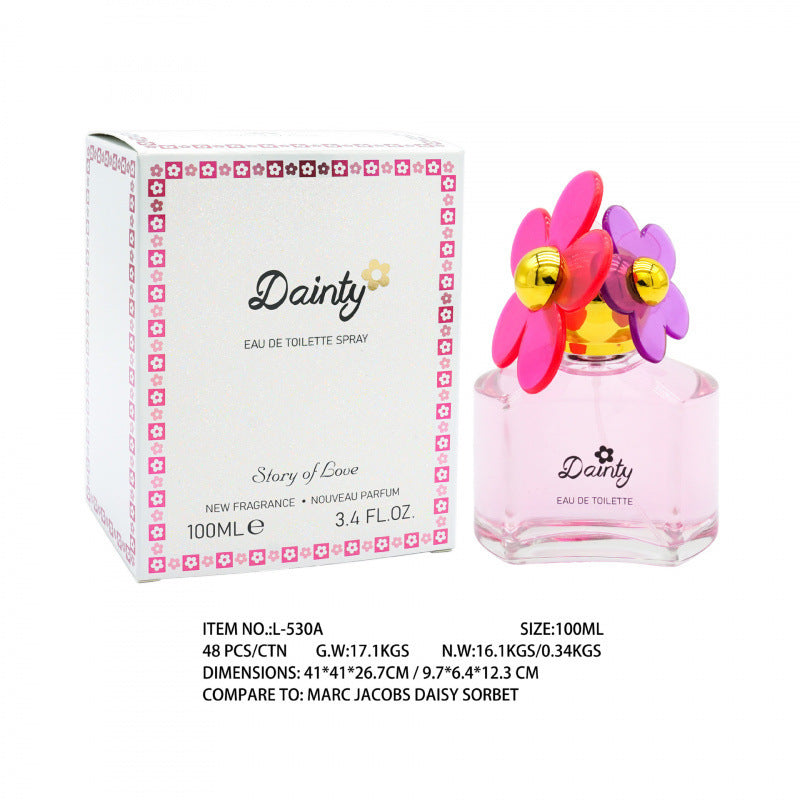 Bestselling fragrance alternative: amazon hot-selling women's perfume - cross-border, all-english "perfume" floral fragrance