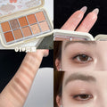 Jojo diary soft & sweet paradise 10-color eyeshadow palette - shimmer, matte, blue, smoky, everyday, earth tones