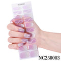 Zhengxiang custom gel nail stickers - waterproof uv gel therapy nail art stickers - 3d glitter, cat eye, and sparkle nail decals - european & american style