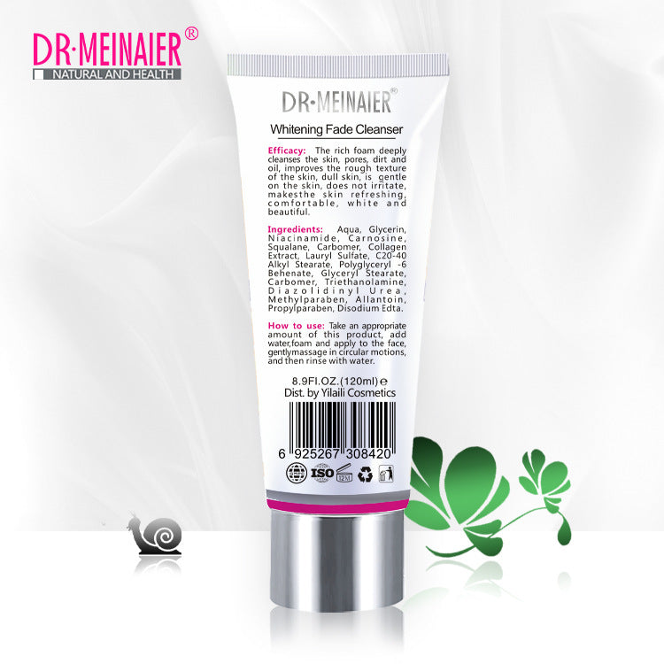 snailcleanser snail repair facial cleanser moisturizing oil control kojic acid brightening facial cleanser export