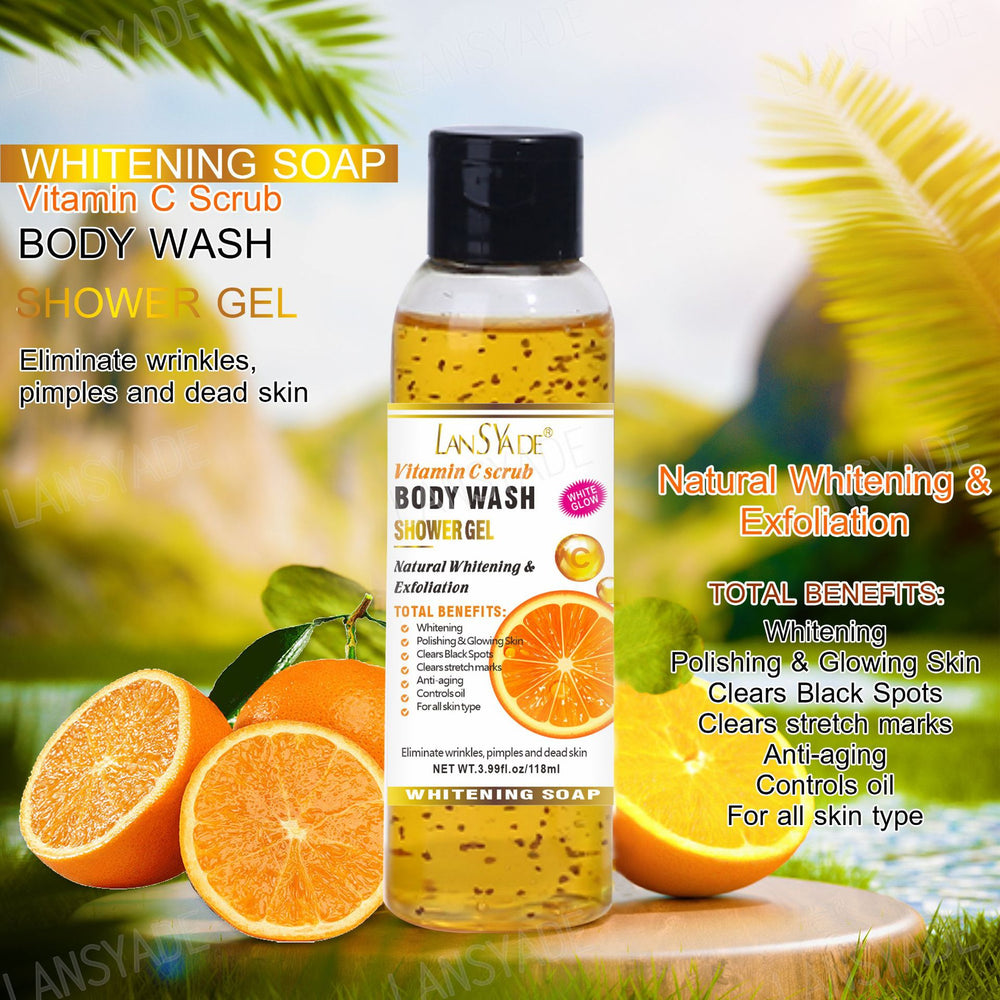 shower gel, silky skin, rich foam, refreshing and moisturizing, gentle cleansing, fragrance, 118ml export