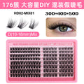 Hd02-mix01 (horizontal 16-row segmented eyelash combination)