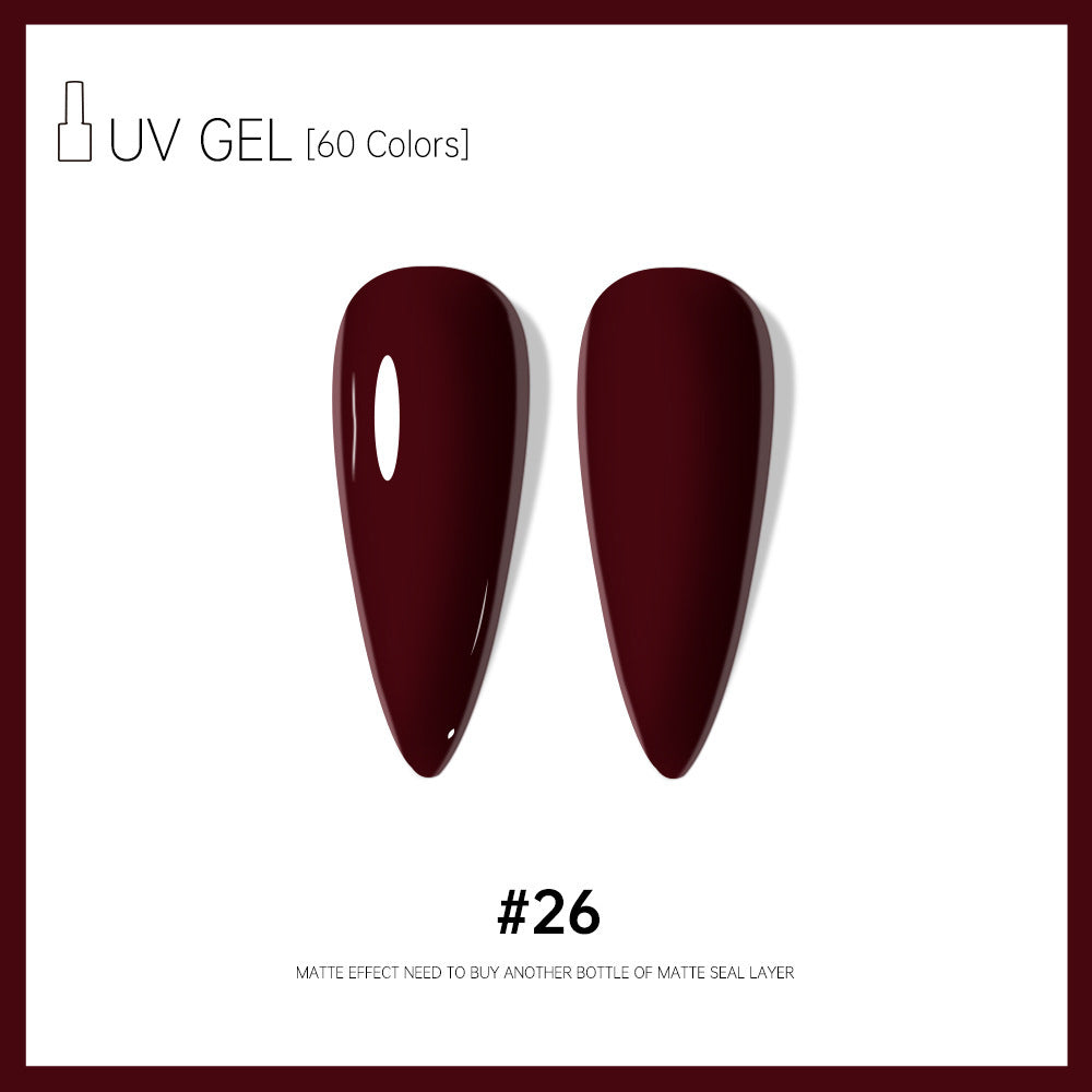 Risyal cross-border exclusive: 60 colors of 15ml gel nail polish - includes basic gel, cat eye gel, and more