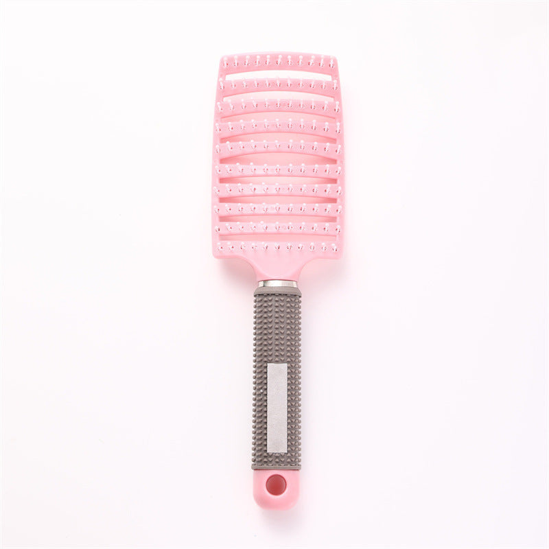 bristle large curved comb wide tooth hairdressing comb rib comb massage smooth hair hairdressing fluffy hair-styling wholesale
