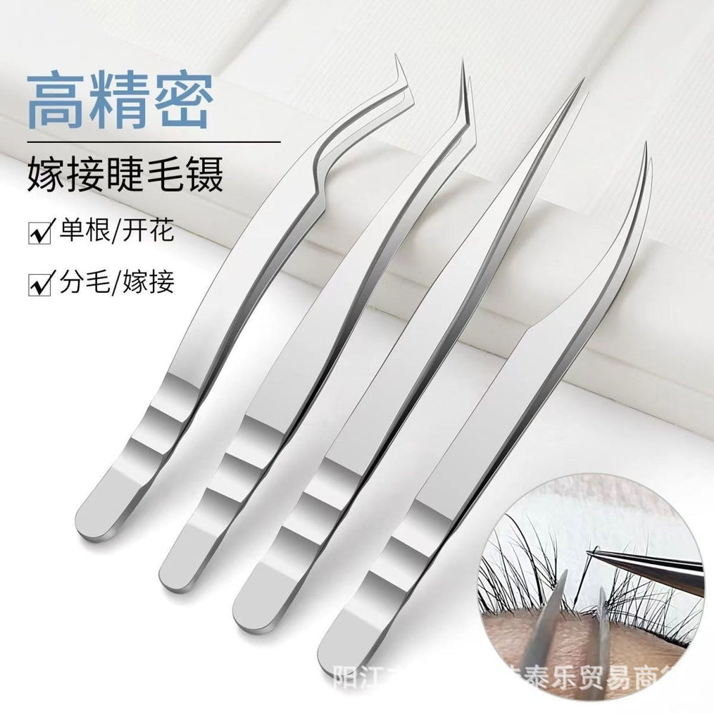 Ukrainian eyelash tweezers, chinoiserie eyelash tweezers, eyelash artist recommended high-precision tweezers, multi-picking flowering grafting clips