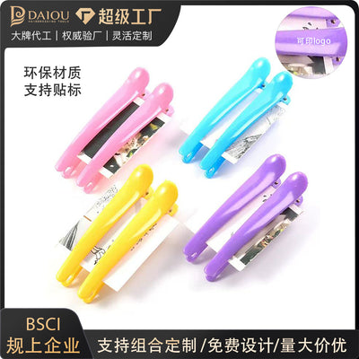 color clip new arrivalcolorful clip hair clip duckbill clip hair clip crocodile clip hairdressing tools wholesale