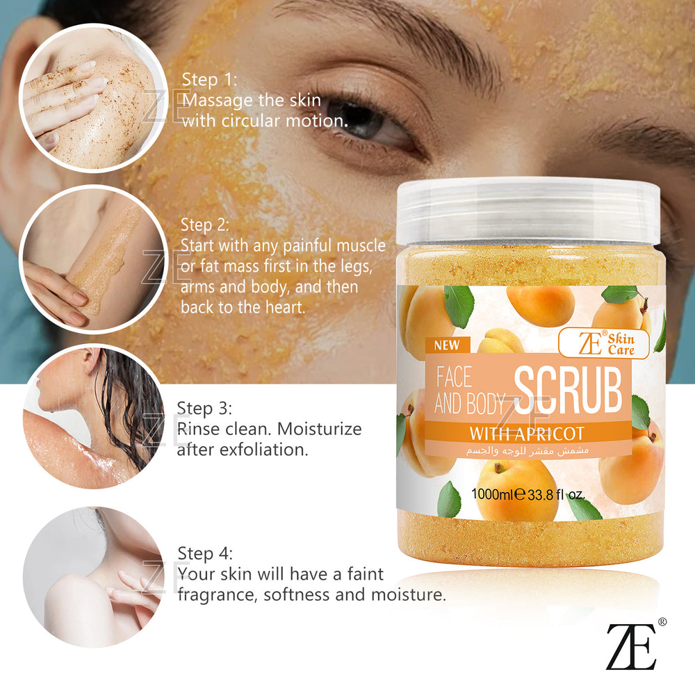 1kg scrub wet salt coffee turmeric strawberry body bubble bath salt rub mud treasure to remove black and exfoliate scr