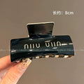 Japanese and korean classy acetate hair clip for women, large classy hair clip, back of head hair clip, headwear shark clip